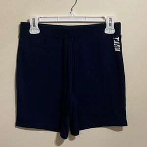 Justice Navy Blue Shorts